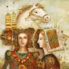 Women With Horse By Mersad Berber Diamond Painting