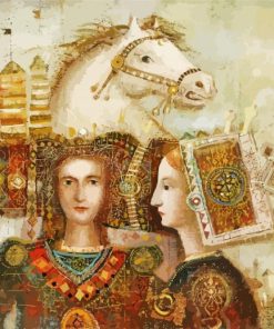 Women With Horse By Mersad Berber Diamond Painting