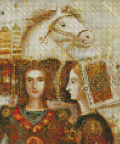 Women With Horse By Mersad Berber Diamond Painting