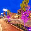 Wooster City Street At Night Diamond Painting