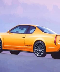 Yellow Chevy Monte Carlo Diamond Painting