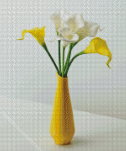 Yellow Vase Diamond Painting