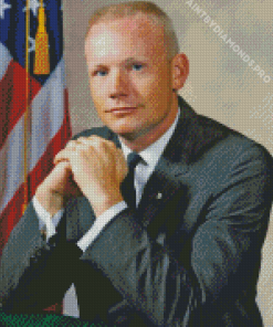 Young Neil Armstrong Diamond Painting