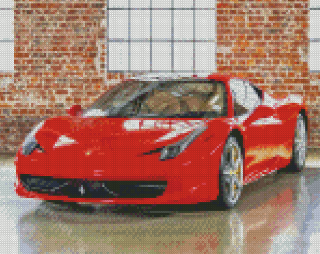 Aesthetic 458 Ferrari Diamond Painting