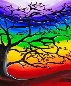 Aesthetic Chakra Tree Diamond Painting