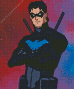 Aesthetic Nightwing Diamond Painting