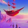 Aesthetic Air Ship Art Diamond Painting