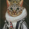 Aesthetic King Meow Diamond Painting