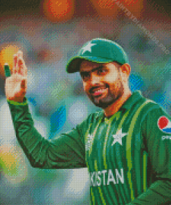 Babar Azam Diamond Painting