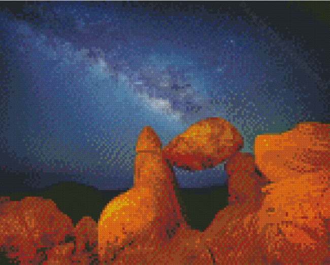 Balanced Rock In Big Bend Park Diamond Painting