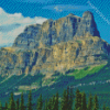 Banff Castle Mountain Diamond Painting