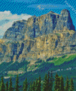 Banff Castle Mountain Diamond Painting