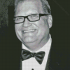 Black And White Drew Carey Diamond Painting