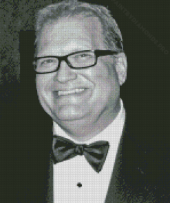 Black And White Drew Carey Diamond Painting