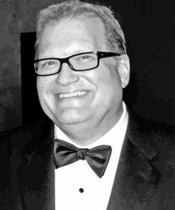 Black And White Drew Carey Diamond Painting