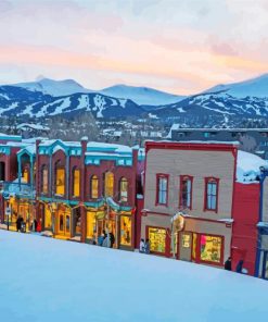 Breckenridge Buildings Diamond Painting