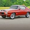 Brown Classic 1971 Gto Judge Car Diamond Painting