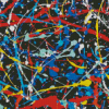 Colorful Jackson On Pollock Art Diamond Painting