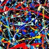 Colorful Jackson On Pollock Art Diamond Painting