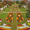 Colorful Garden Of Oklahoma University Diamond Painting