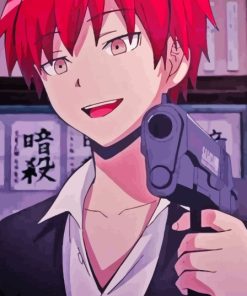 Cool Akabane Karma Diamond Painting