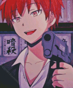 Cool Akabane Karma Diamond Painting