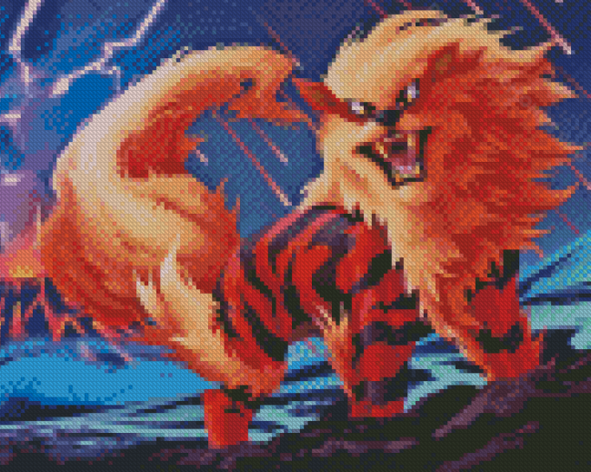 Cool Arcanine Diamond Painting