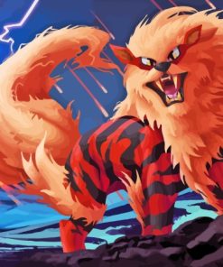 Cool Arcanine Diamond Painting