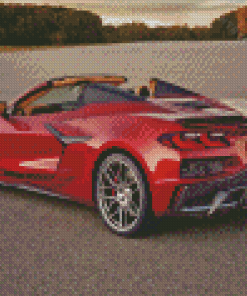 Cool C8 Convertible Corvette Diamond Painting