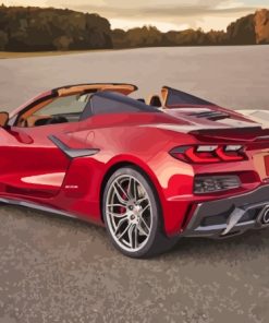 Cool C8 Convertible Corvette Diamond Painting