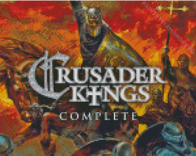 Crusader Kings Video Game Poster Diamond Painting