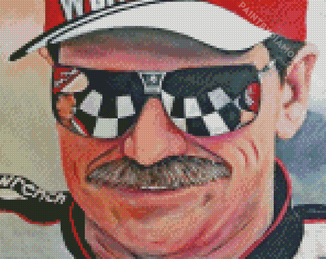 Dale Earnhardt Driver Diamond Painting