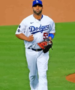 Dodgers Baseball Diamond Painting