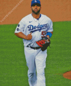 Dodgers Baseball Diamond Painting