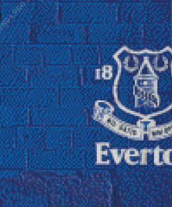 Everton Crest Logo Diamond Painting