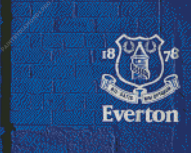 Everton Crest Logo Diamond Painting