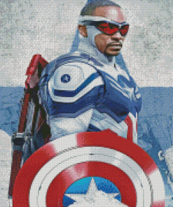 Falcon Sam Wilson Diamond Painting