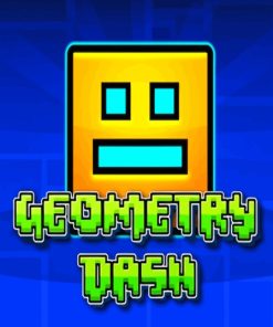 Geometry Dash Video Game Diamond Painting