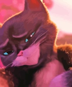 kitty Softpaws Animation Character Diamond Painting