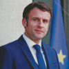 Macron President Diamond Painting