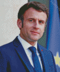 Macron President Diamond Painting