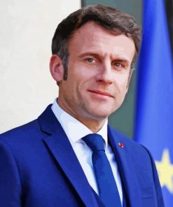 Macron President Diamond Painting