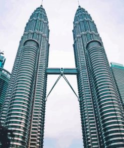 Malaysia Petronas Twin Towers Diamond Painting