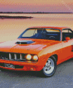 Orange Barracuda Diamond Painting