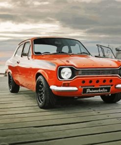 Orange Mk 1 Escort Diamond Painting