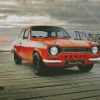 Orange Mk 1 Escort Diamond Painting