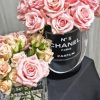 Pink Coco Chanel Roses Diamond Painting