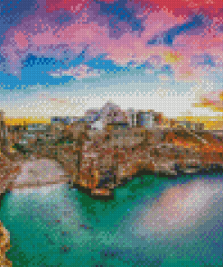 Polignano A Mare Sunset Diamond Painting