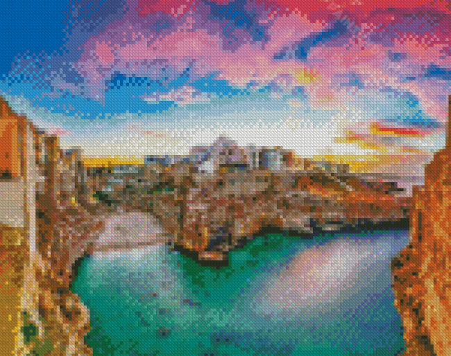 Polignano A Mare Sunset Diamond Painting