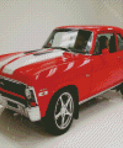 Red Nova Chevy Diamond Painting